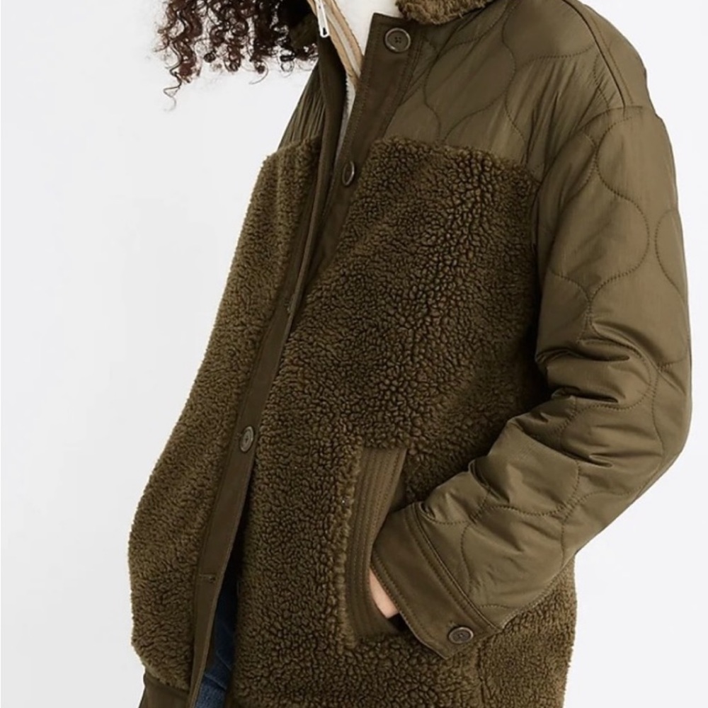 Madewell Hybrid Sherpa jacket. - Picture 6 of 6
